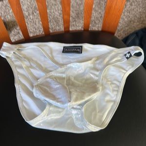 Andrew Christian Silver Sparkling show of brief no tag